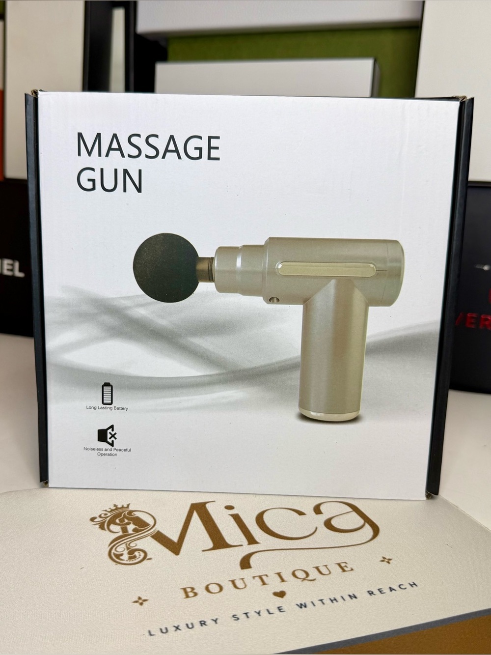 🆕MASSAGE GUN- Metallic Champagne